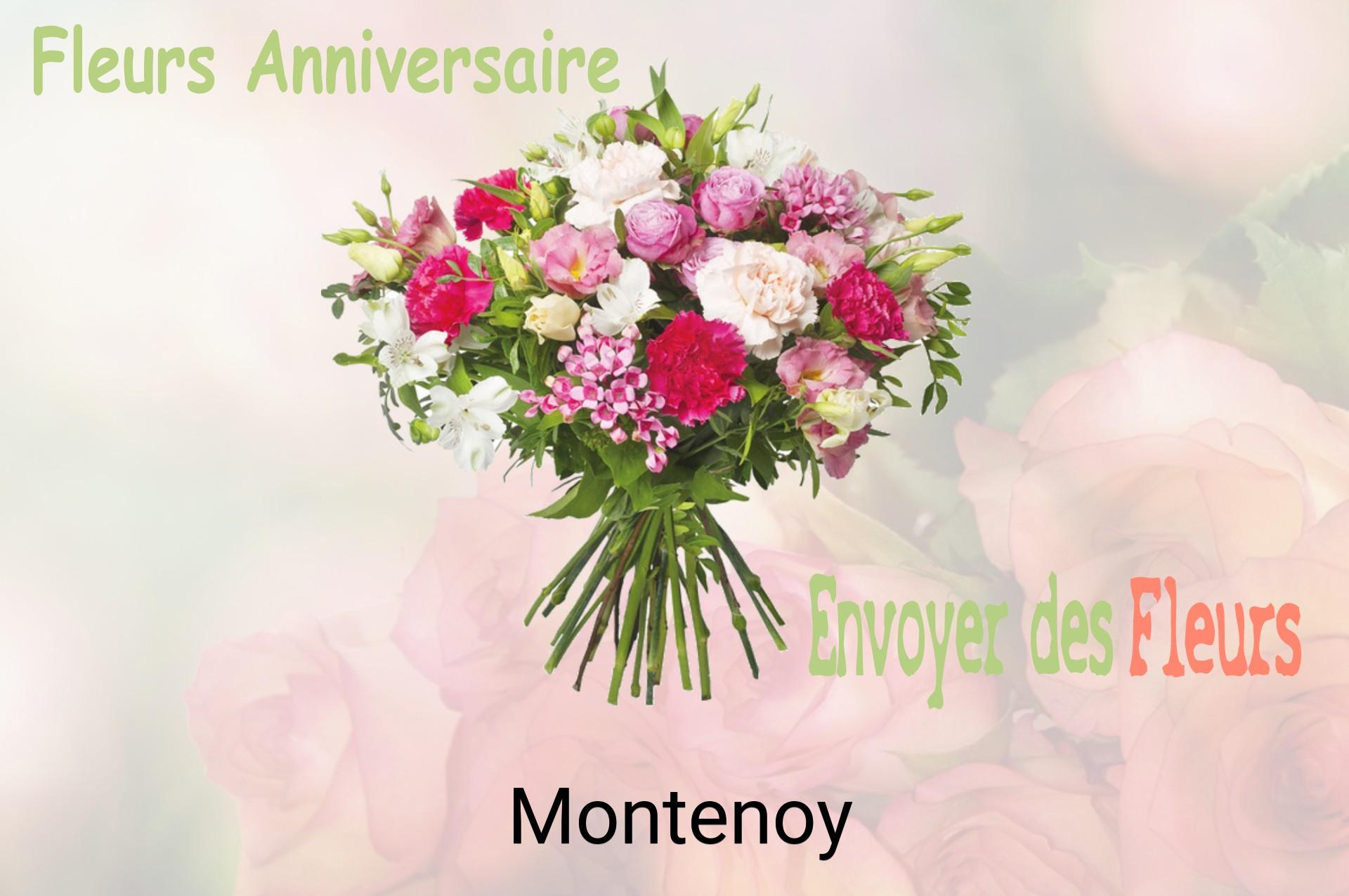 Bouquet de fleurs d’anniversaire livré à Montenoy