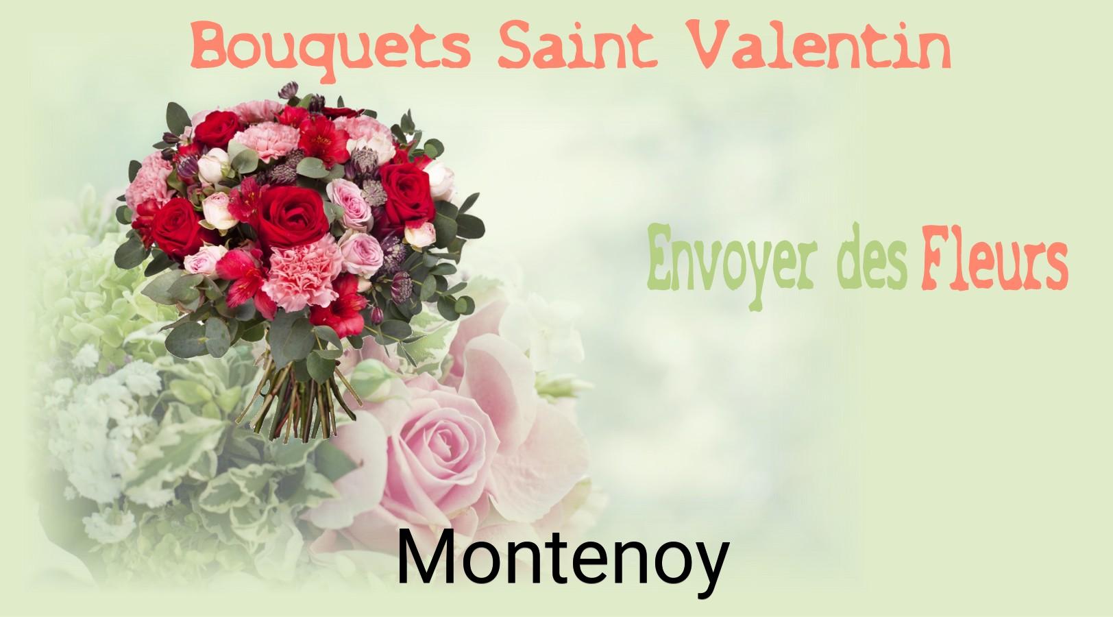 Roses de Saint-Valentin livrées à Montenoy